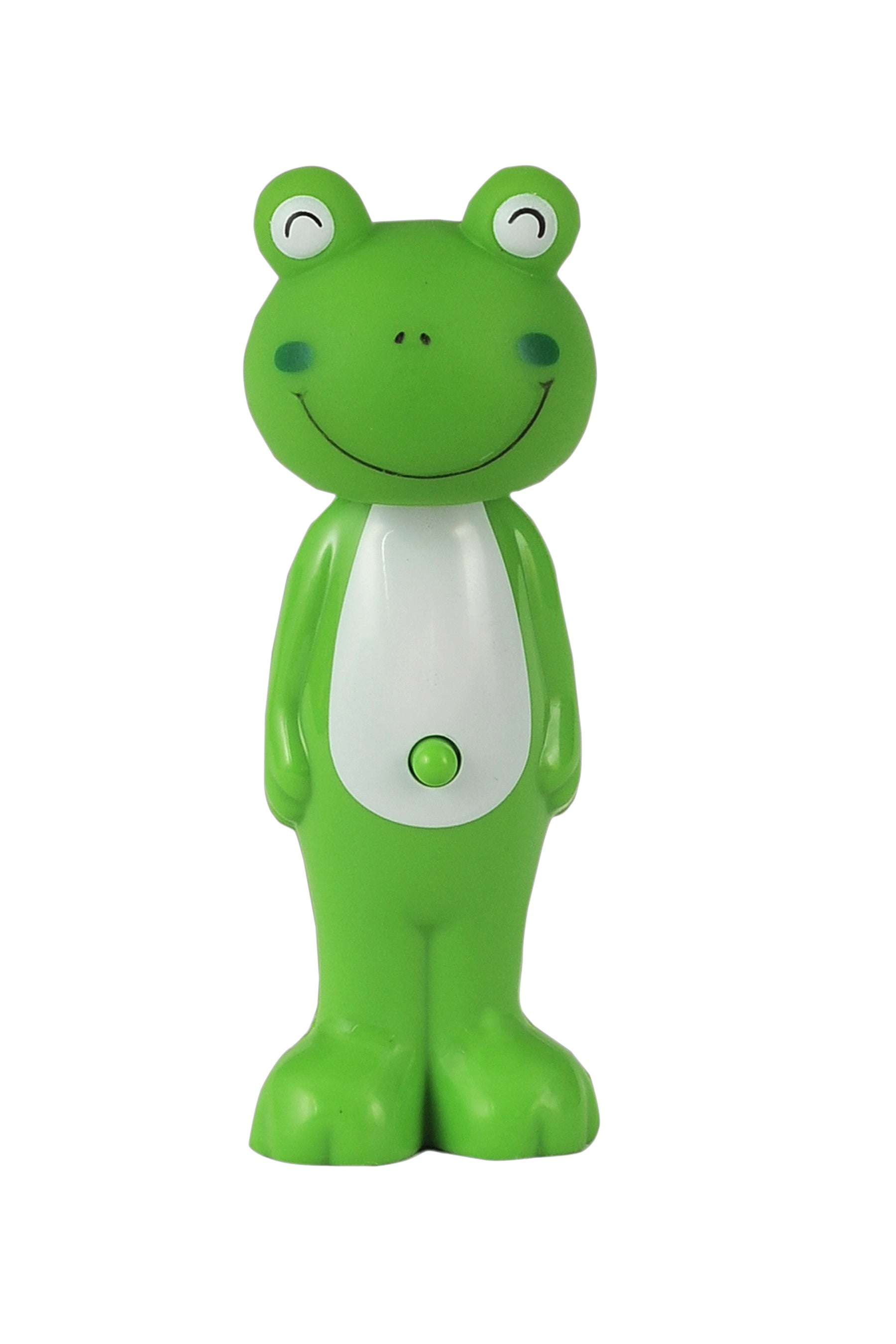 Adore Kids Pop Up Toothbrush with Safety Head Attractive Character - Green Frog