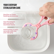 Adore Scissor Styled Anti-Slip Bottle and Teat Tong - Green