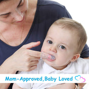 Adore Baby Finger brush with Hygiene Storage Case- Blue