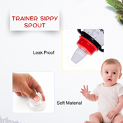 Adore Yeah! The Character Hood Narrow Neck Soft Spout Sipper 250ml - Penguin