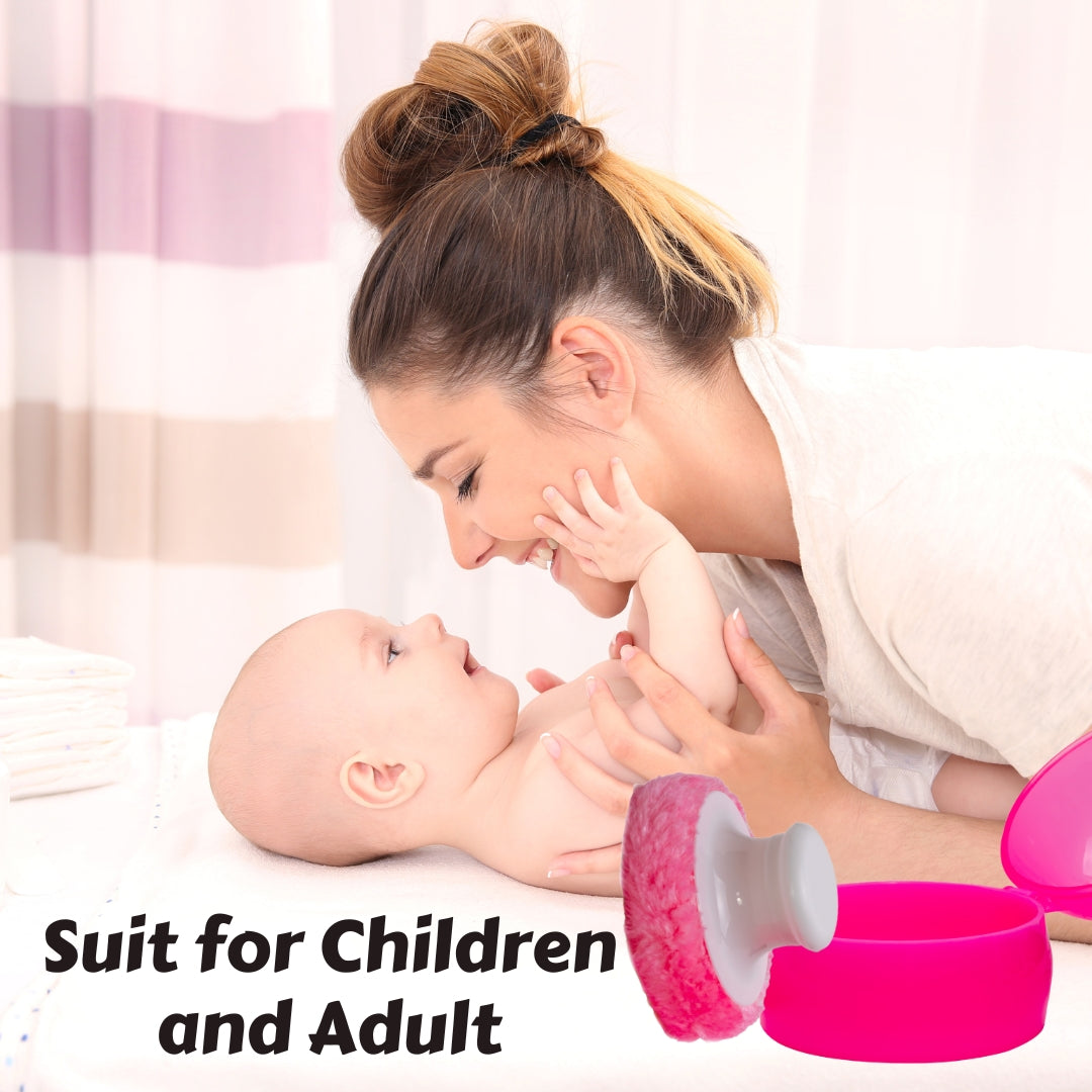 Adore Rokey! The Compact Powder Puff set- Pink