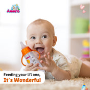 Adore England Narrow Neck Feeding Bottle-250ml - Blue