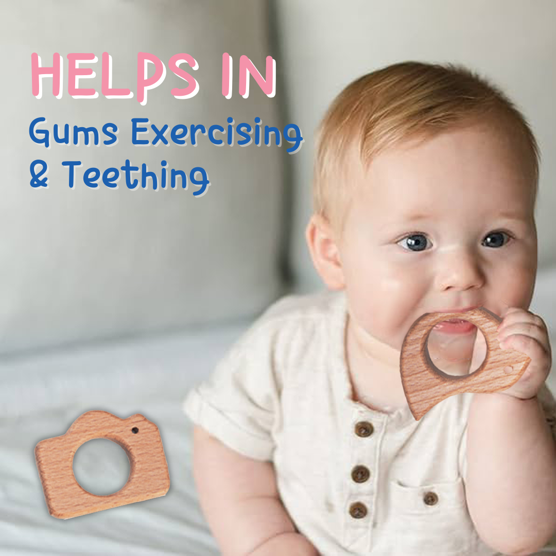 Adore Wohoo! Wooden Teethers- Pack of 2- CAM+ BIRD