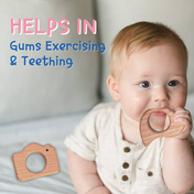 Adore Wohoo! Wooden Teethers- Pack of 2- CAM+ BIRD