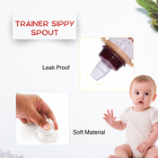 Adore Yeah! The Character Hood Narrow Neck Soft Spout Sipper 250ml - Monkey