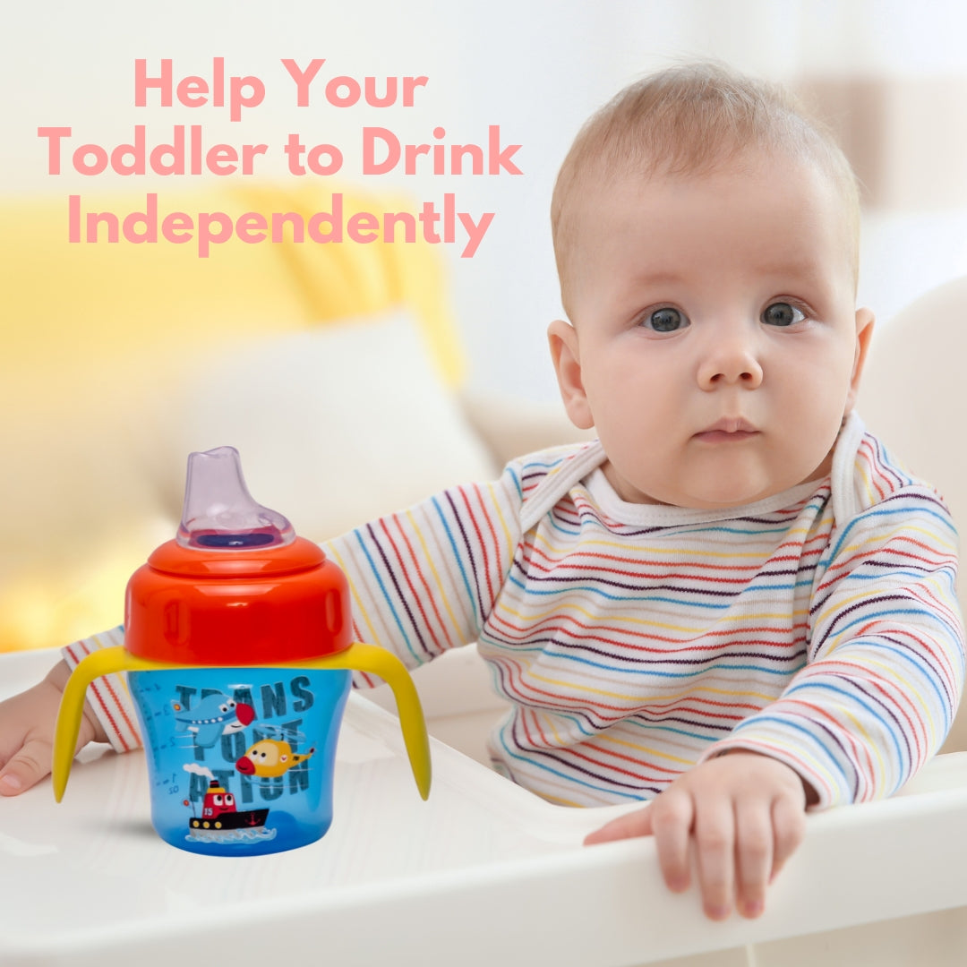 Adore Sigma Soft Spout Sipper with Twin Handle -150 ml - Transporter
