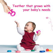 Adore Luscious Water Filled EVA Teethers- Pink Ocotpus -2pack