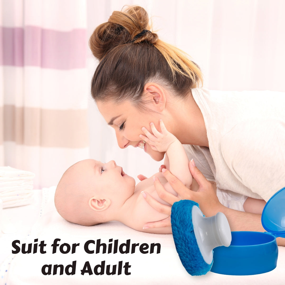 Adore Rokey! The Compact Powder Puff set- Blue