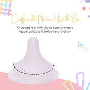 Adore Nok Nok Anti-Colic Wideneck Teat Pack of 2 Nipples - Medium Flow Nipple