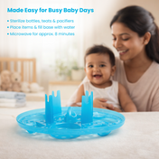 Adore Microwave Steam Sterilizer - Blue