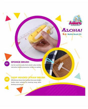 Adore Aloha 6 in 1 Bottle Cleaning Brush Kit - (Colour May Vary)