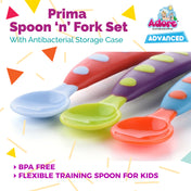 Adore Prima Spoon n Fork set - Purple