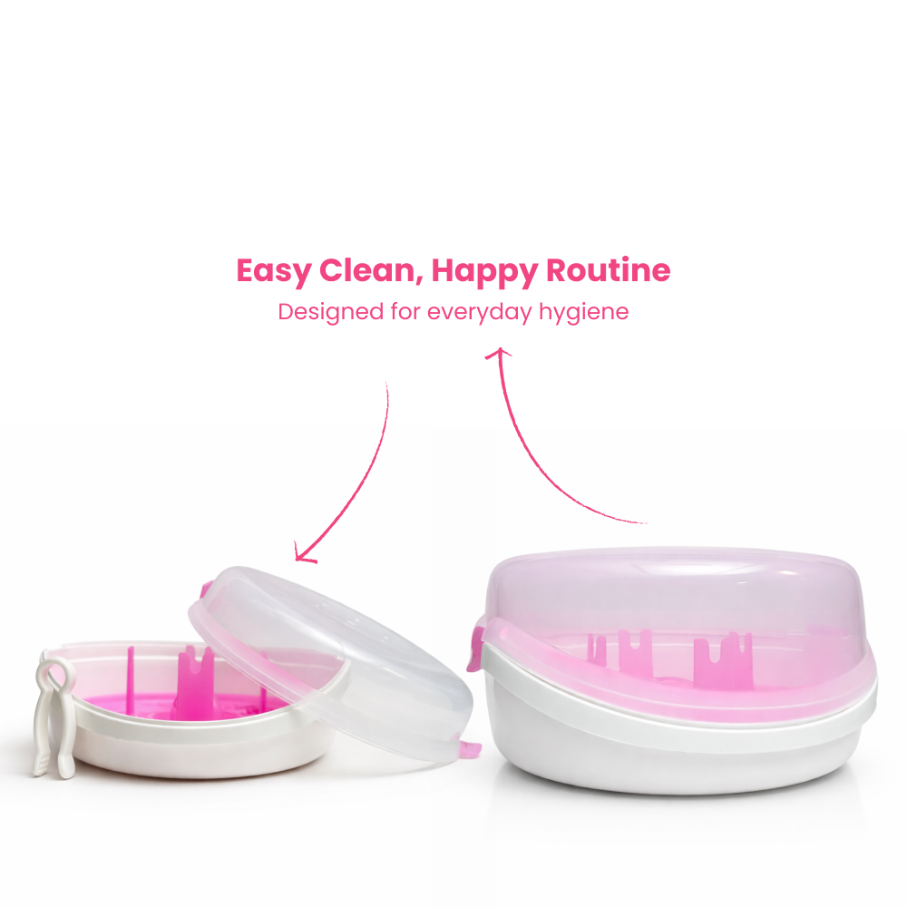 Adore Microwave Steam Sterilizer - Pink