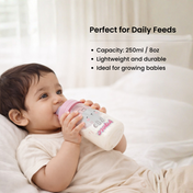 Adore Advanced CONTANGO- The 4 Stage Ventilated Anti-Colic Stem Baby Feeding Bottle- 250ml- Pink