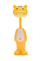 Adore Kids Pop Up Toothbrush with Safety Head Attractive Character - Yellow Cow