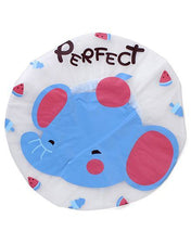 Adore Baby Shower Cap Cartoon Dream Print - White & Pink