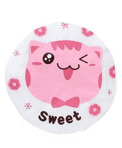 Adore Baby Shower Cap Cartoon Dream Print - White & Pink
