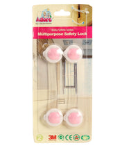 Adore Baby Multipurpose Safety Lock Pack of 2 - 16 cm