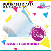 Adore Flushable Diaper Liners- 100Liners