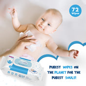 Adore Baby Paani Wipes - 99.9% Pure Water Wipes - FDA Approved- Dermatologically Tested - Goodness of Aloevera- Unscented- Pack of 720Wipes