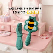 Adore Jungle Fun Baby Brush & Comb Set- Honey Bee