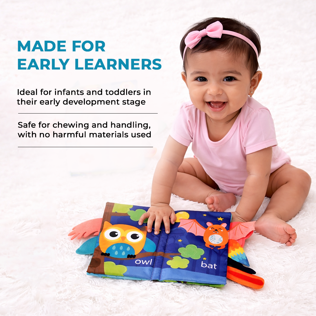 Adore Animal Kingdom Baby Cloth Tail Books- Marine Theme