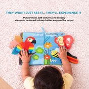 Adore Animal Kingdom Baby Cloth Tail Books- Marine Theme