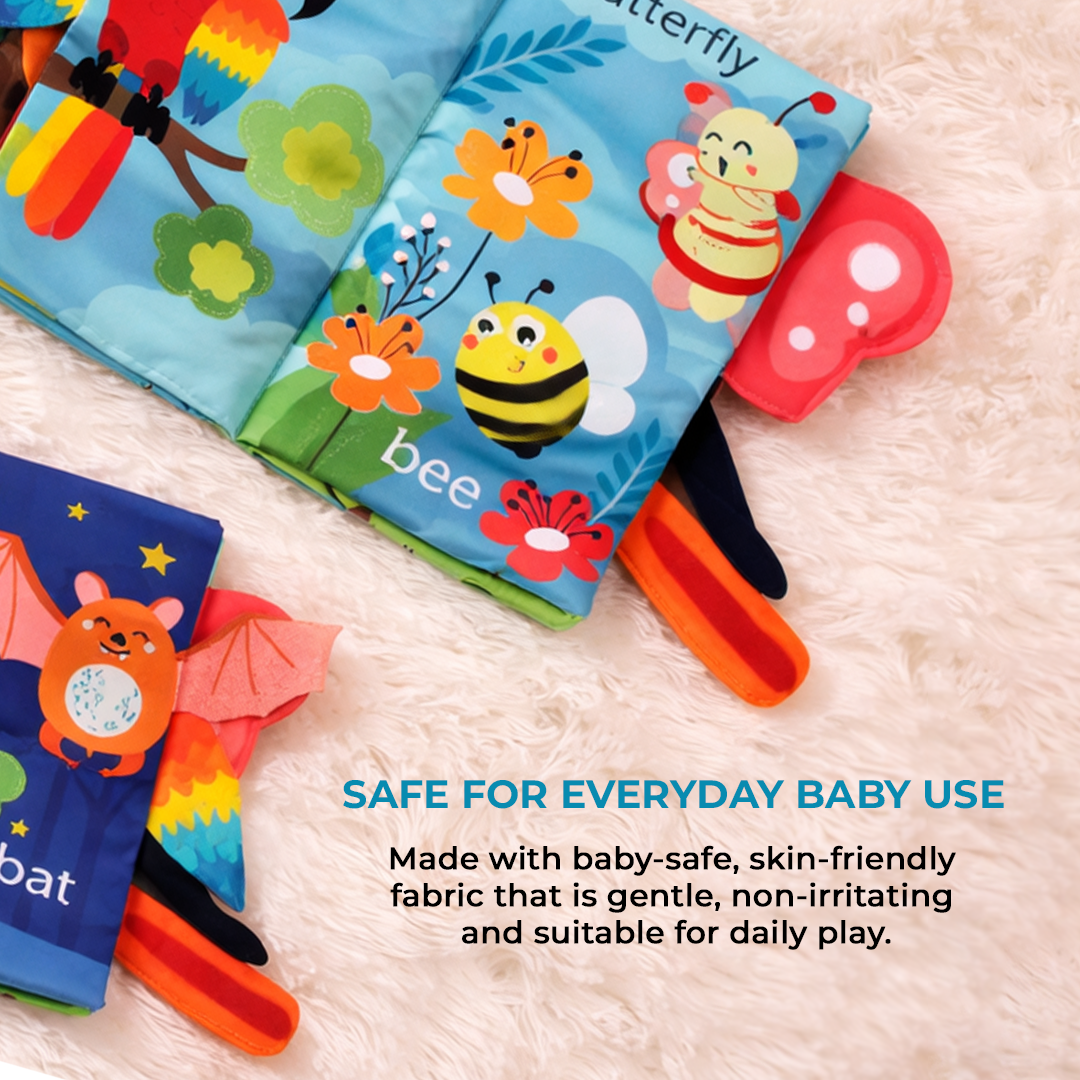 Adore Animal Kingdom Baby Cloth Tail Books- Marine Theme