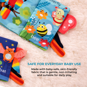 Adore Animal Kingdom Baby Cloth Tail Books- Marine Theme