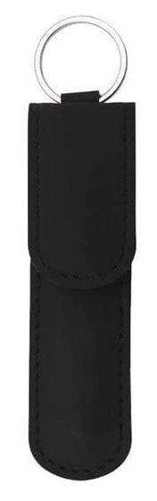 Adore Stainless Steel Ear Wax Remover With Leather Storage Case - Pack of 6 - Black