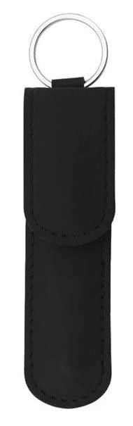 Adore Stainless Steel Ear Wax Remover With Leather Storage Case - Pack of 6 - Black