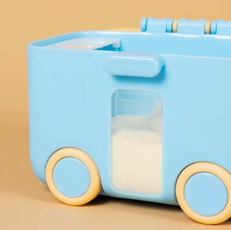 Adore Tuk Tuk Baby Milk Powder Container with Spoon- Blue