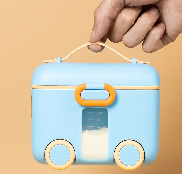 Adore Tuk Tuk Baby Milk Powder Container with Spoon- Blue