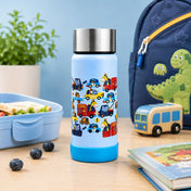 Adore Dr.Feed Little Champs Hot & Cold Insulated Steel Water Bottle 270ml-Blue