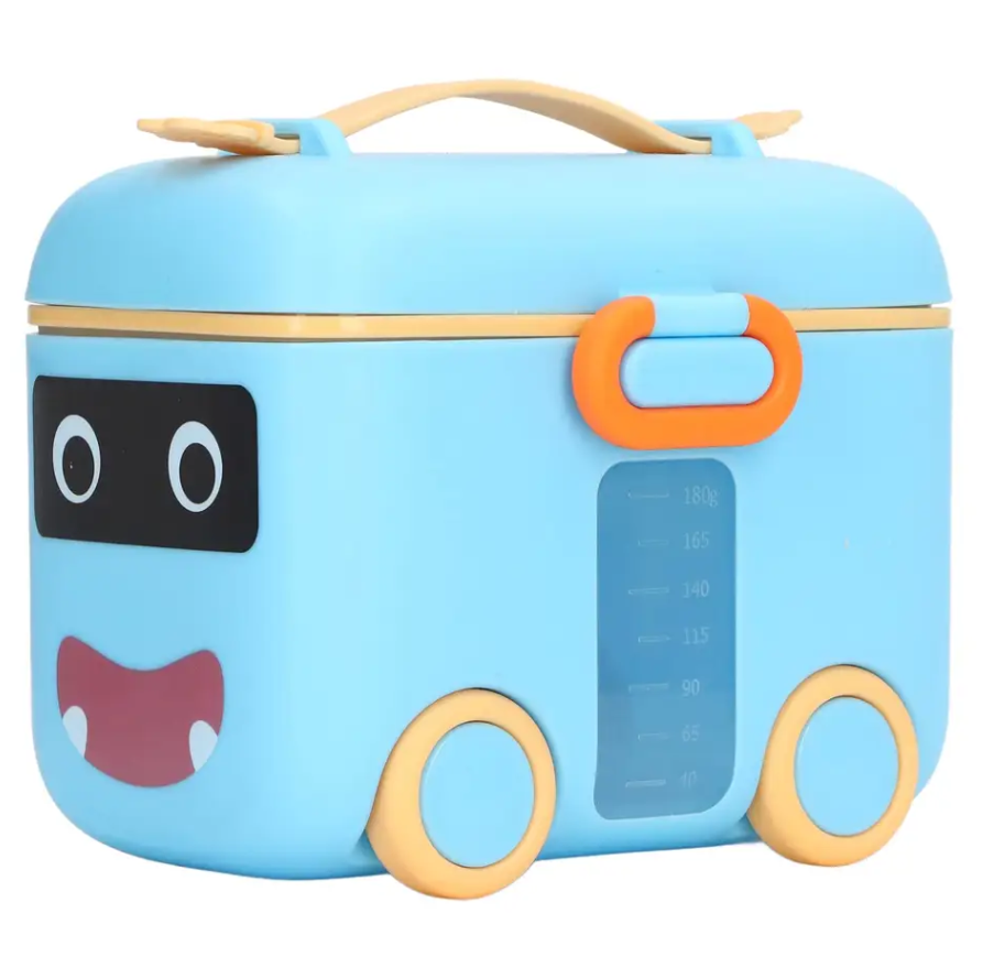 Adore Tuk Tuk Baby Milk Powder Container with Spoon- Blue