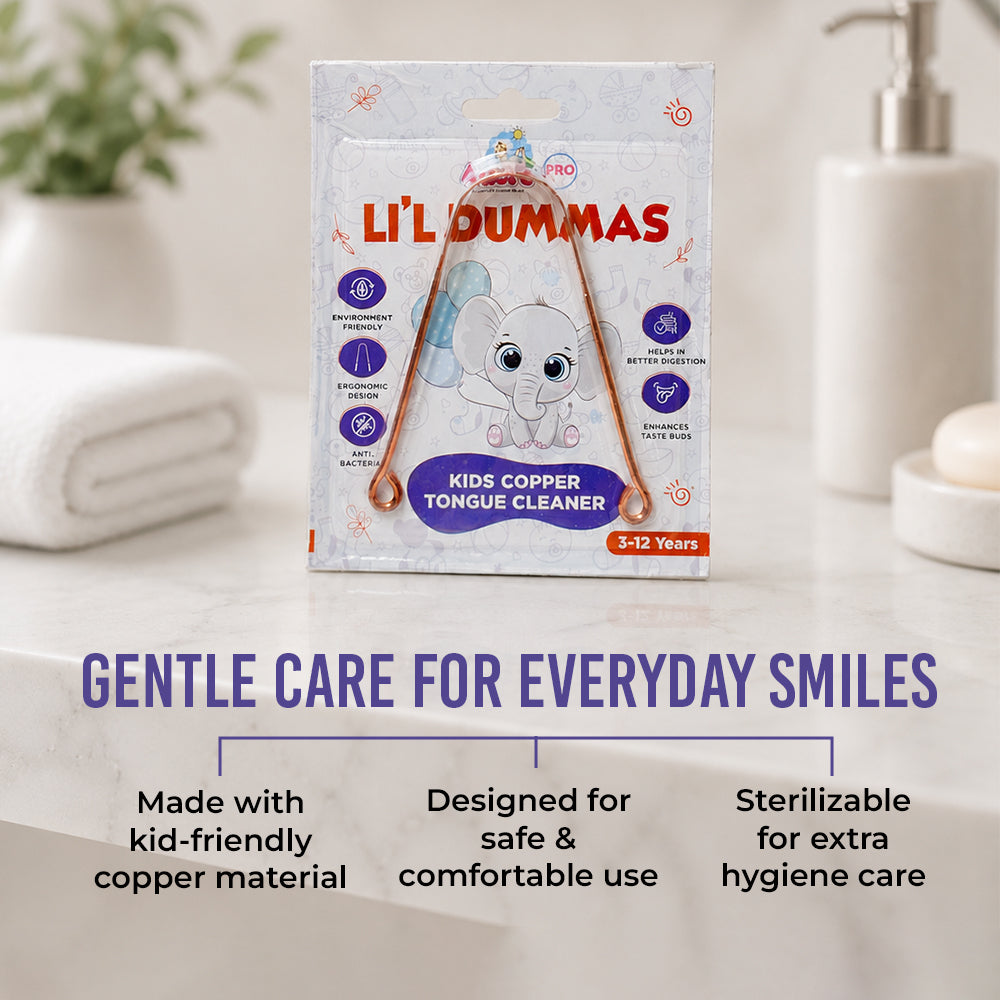 Adore Kids Copper Tongue Cleaner - Pack of 3pcs -Lil Dummies
