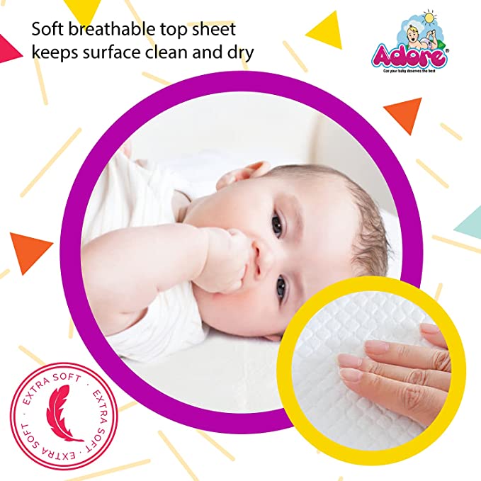 Adore Disposable Changing Mats Pack of 10 - Blue