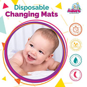 Adore Disposable Changing Mats Pack of 10 - Blue