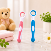 Adore Advanced Tender Touch Small Head Tongue Cleaner-Pack of 2- Blue + Pink