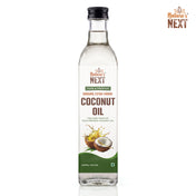 Nature’s Next Pure & Premium Organic Extra Virgin Cold Pressed Coconut Oil- Glass Bottle 500ml