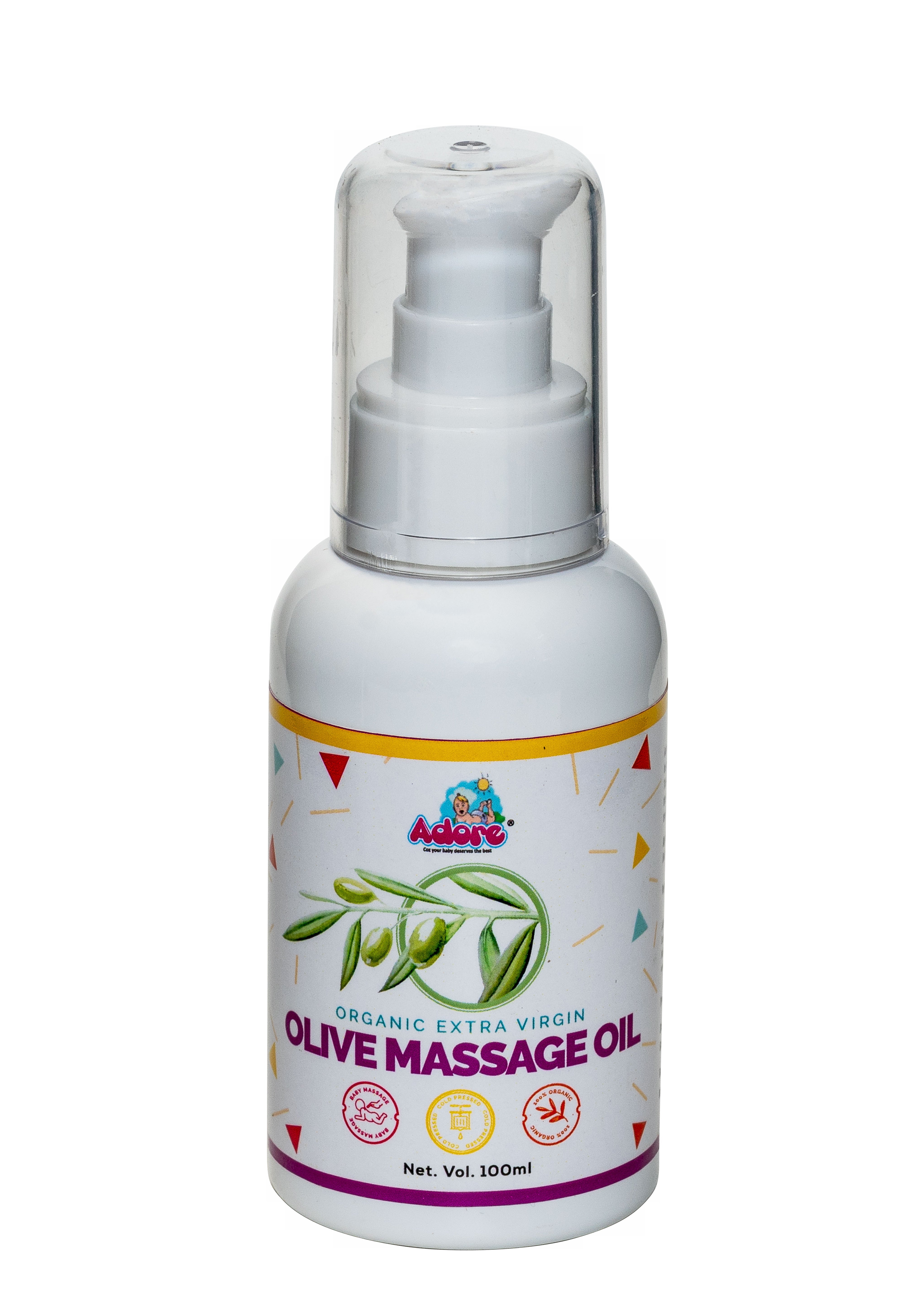 Adore Organic Extra Virgin Cold Presses Pure & Premium Olive Oil -100 ml