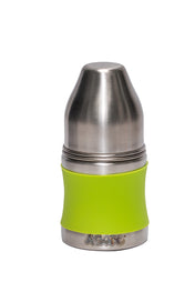 Adore Koh Stainless Steel Wide Neck Feeding Bottle with Silicon Sleeve - 150ml Green