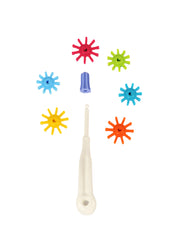 Adore Rainbow Bottle Cleaning Brush Kit - Multicolor