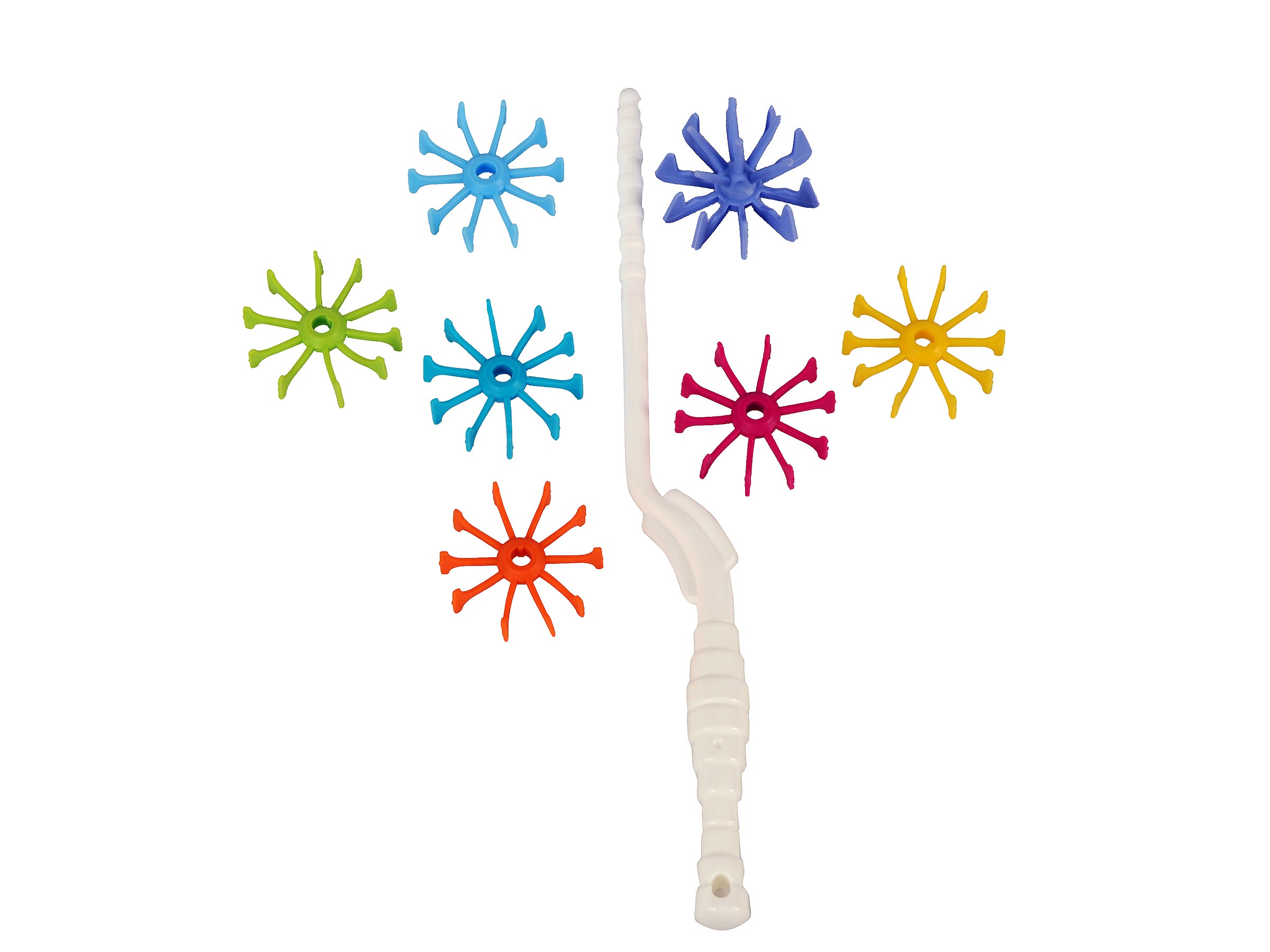 Adore Rainbow Bottle Cleaning Brush Kit - Multicolor