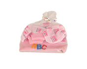 Adore Pure Cotton Cap Mitten Booty Set - Pink