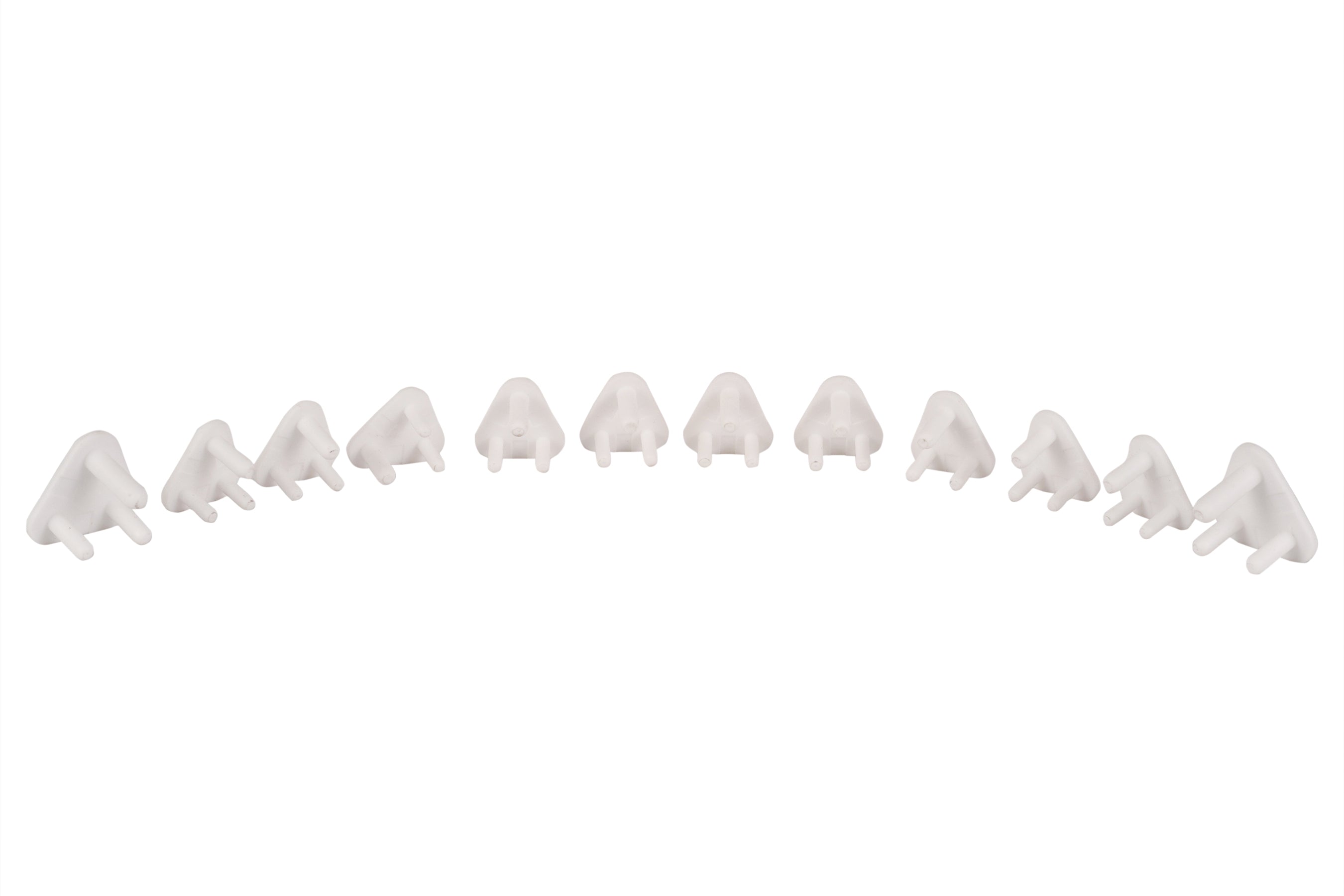 Adore Baby Safety Child Proofing Electrical Socket Cover Set- Pack of 12-White
