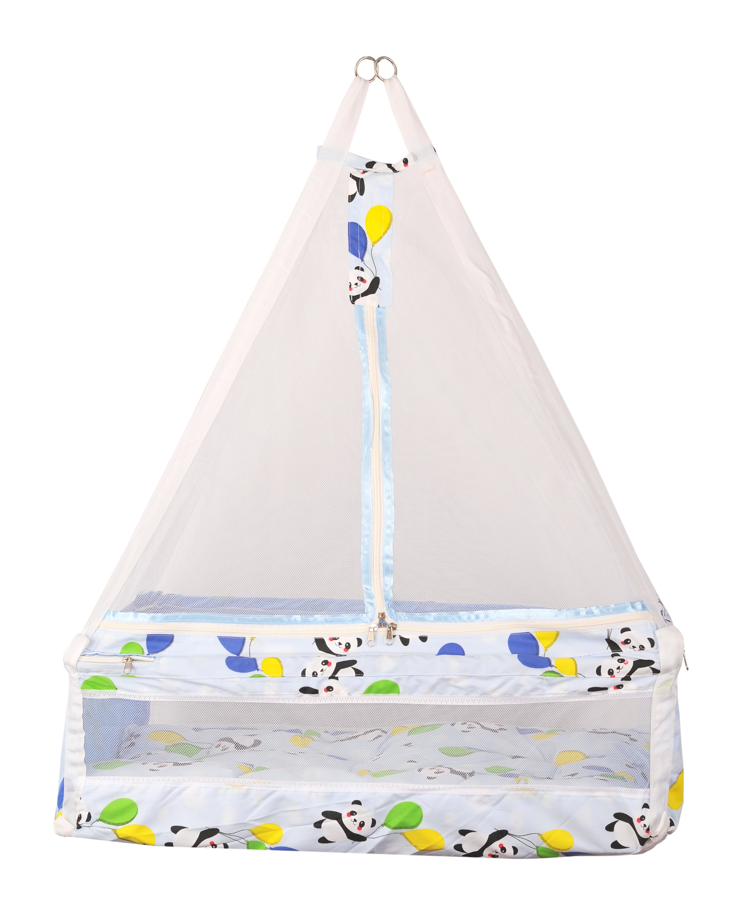 Adore Basic Baby Hanging Cradle Spring with Mattress - Blue (Design may Vary)