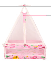 Adore Basic Baby Hanging Cradle Spring with Mattress - Pink (Design may Vary)