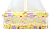 Adore Basic Baby Hanging Cradle Spring with Mattress - Yellow (Design may Vary)