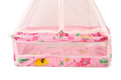 Adore Basic Baby Hanging Cradle Spring with Mattress - Pink (Design may Vary)
